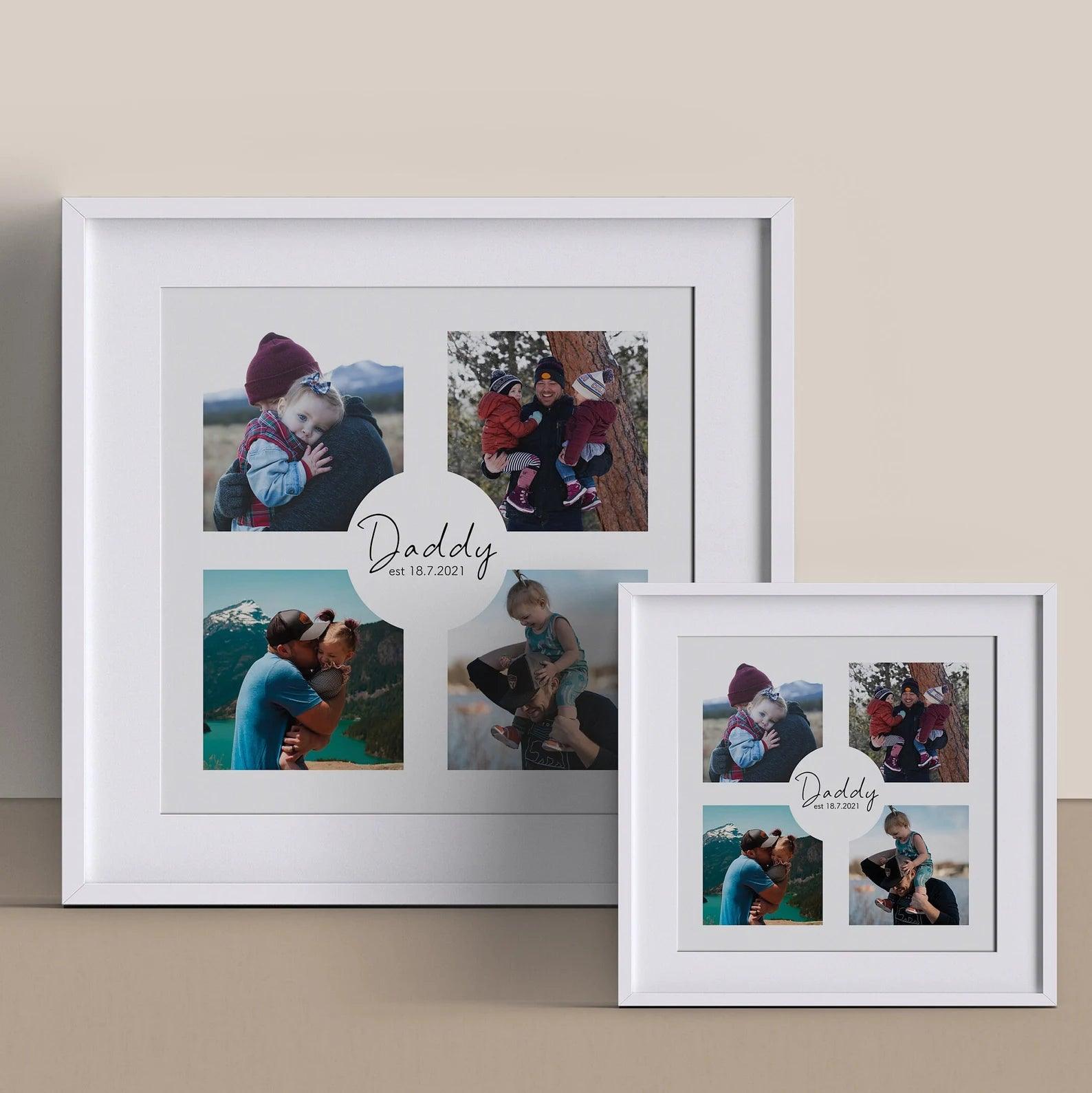 Square Photo Collage Framed Print - Paperful