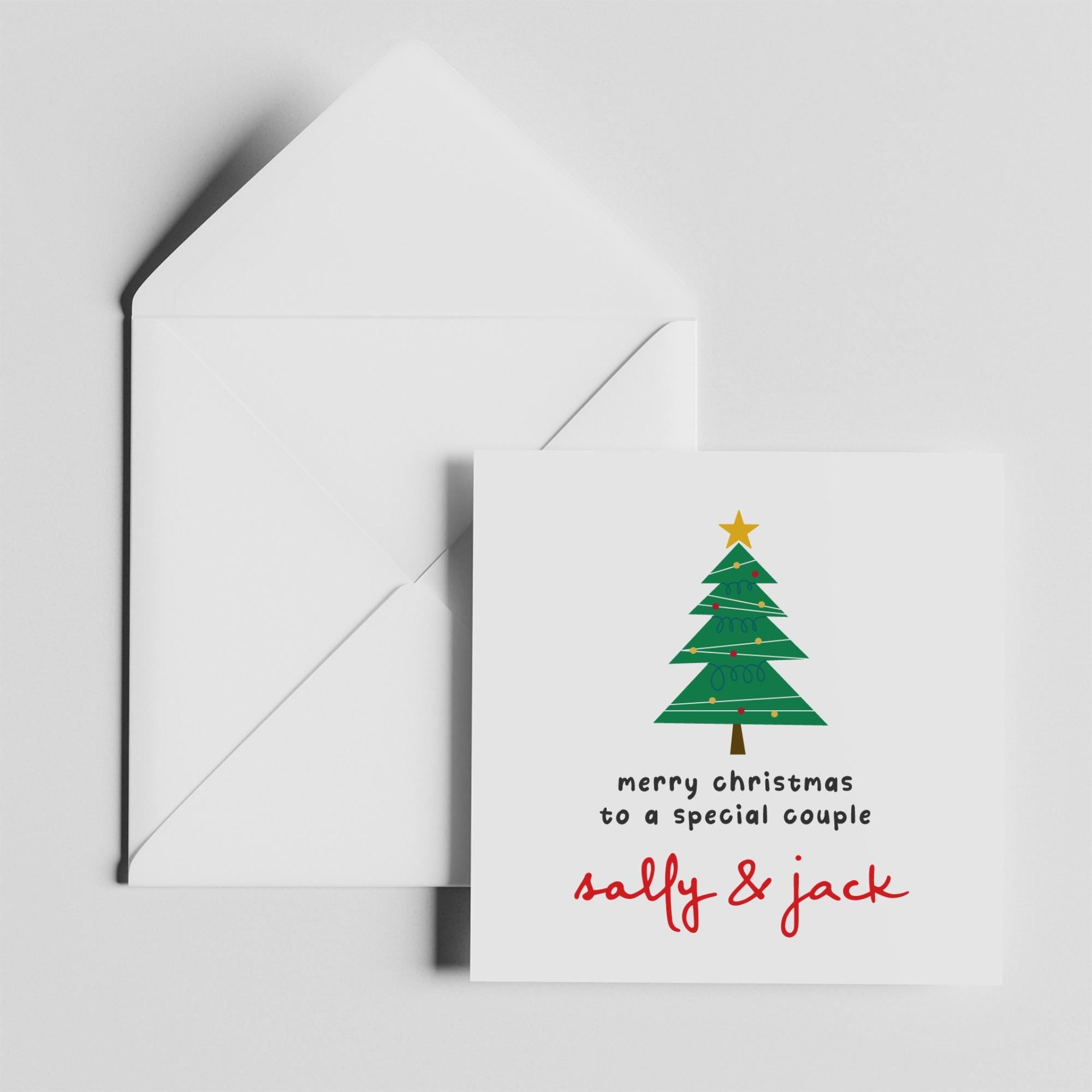 Personalised Christmas Cards - Special Couple Friends Both of You