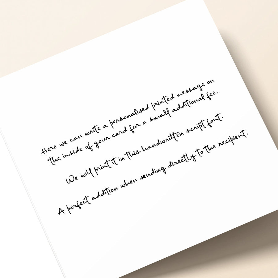 Silver Wedding Anniversary Card - Personalised 25 Year Card