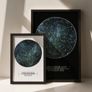 Personalised Galaxy Star Map