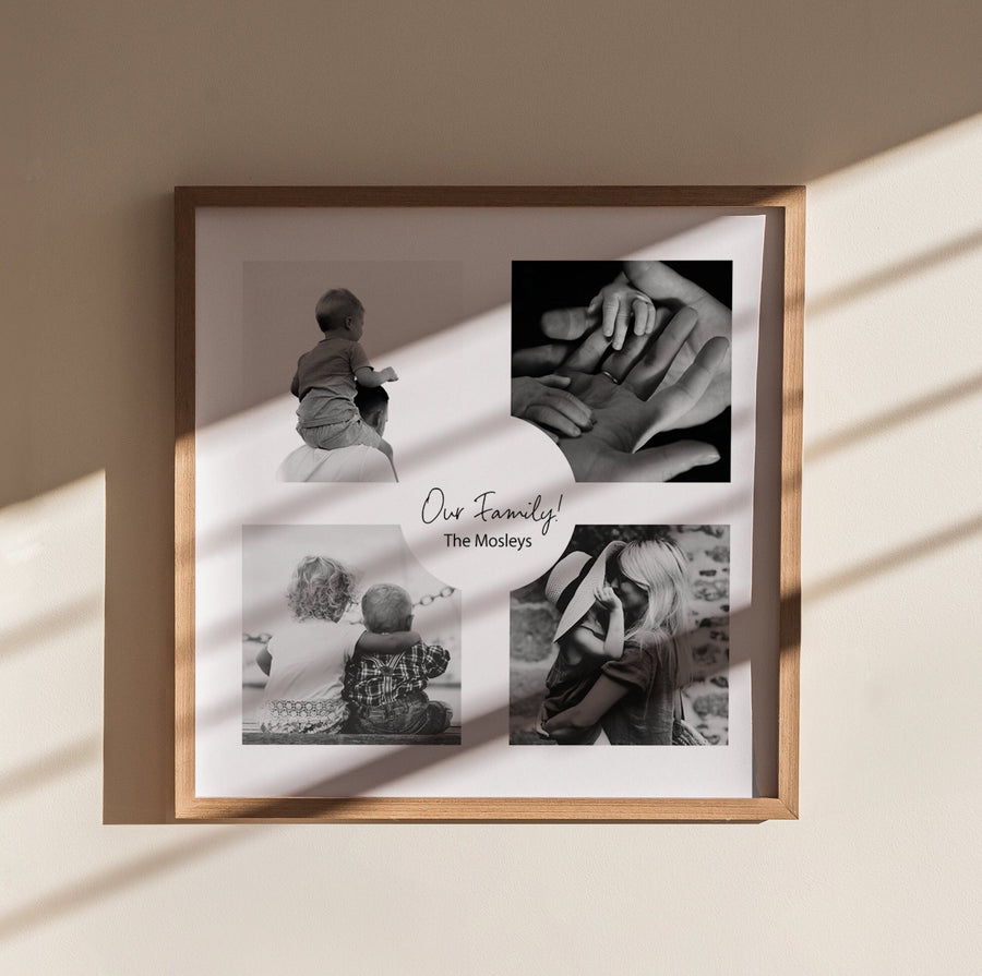 Personalised 4 Image Photo Print