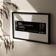 Personalised Solid Metallic Concert Ticket - Paperful