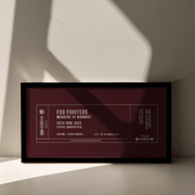 Personalised Metallic Concert Ticket - Paperful