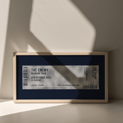 Personalised Solid Metallic Concert Ticket - Paperful