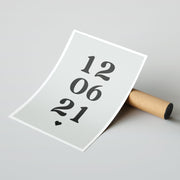 Personalised Special Date Print