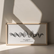 Custom Sound Wave Unique Personalised Song Print