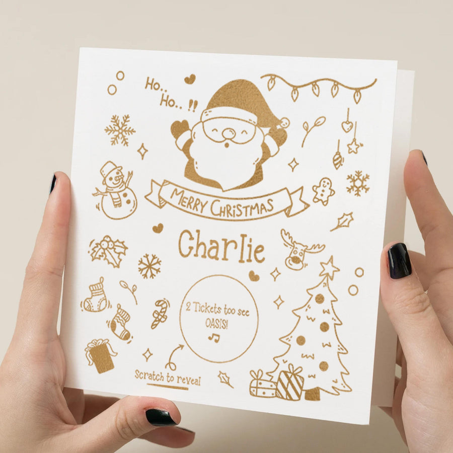 Personalised Christmas Scratch Card - Special Holiday Surprise