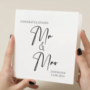 Personalized Wedding Card - Mr  Mrs Mr  Mr Mrs  Mrs - Congratulations Newly Weds Couple To Be