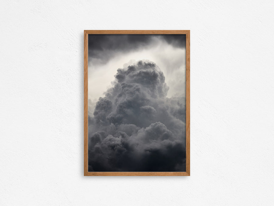 Storm Cloud Print, Clouds Print, Clouds Photo, Clouds Wall Art, Cloud Art, Nordic Print, Scandinavian Print, Framed Wall Art, Framed Print