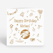 Personalised Birthday Surprise Scratch Card - Happy Birthday Gift