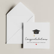 Personalised Graduation Card - So Proud of You Congrats  Well Done