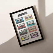 Custom Cassette Mix Tape Personalised Wall Art