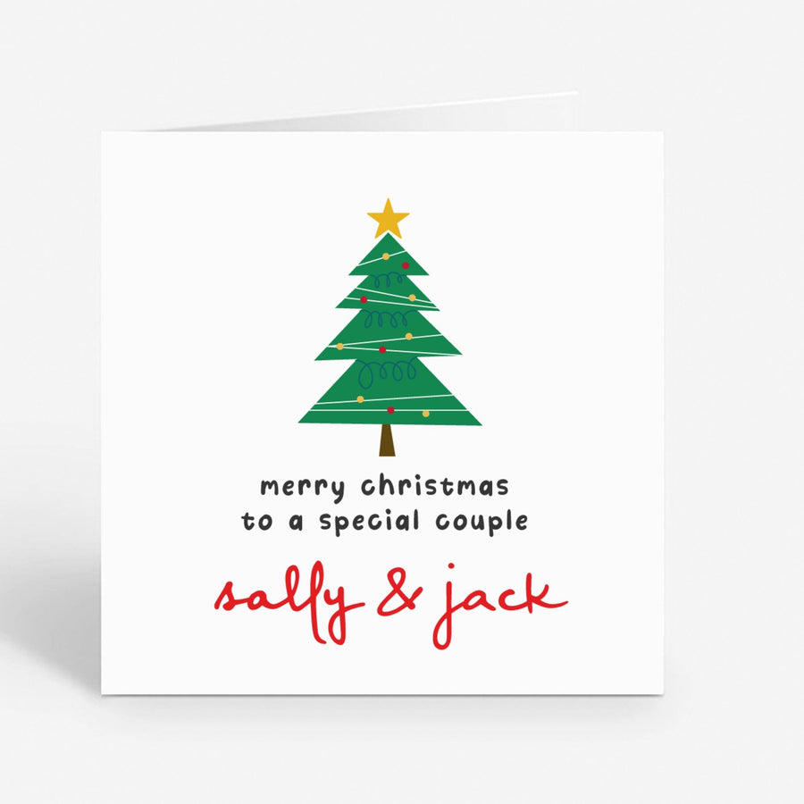 Personalised Christmas Cards - Special Couple Friends Both of You