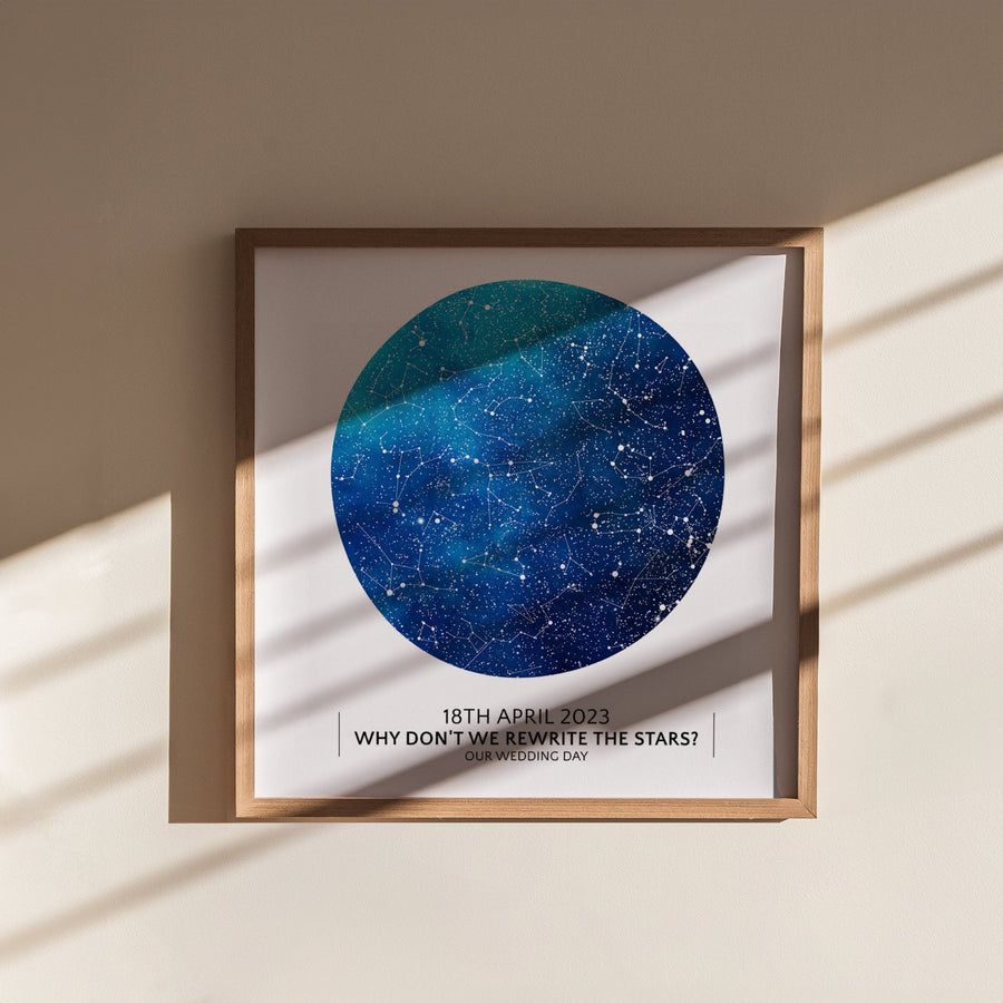 Personalised Galaxy Star Map