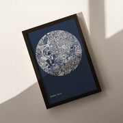 Custom Foil Street Map Print