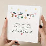 Personalised Christmas Cards - Special Couple Friends Xmas Card