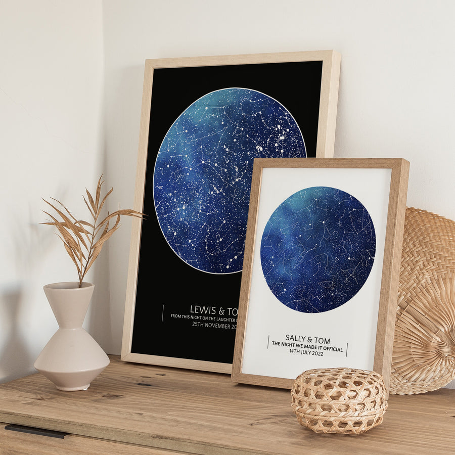 Personalised Galaxy Star Map