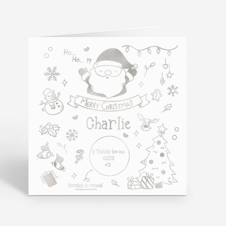 Personalised Christmas Scratch Card - Special Holiday Surprise