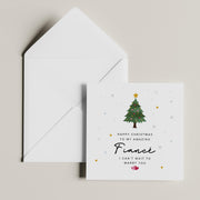 Fianc Christmas Card - Engaged First Christmas For Him