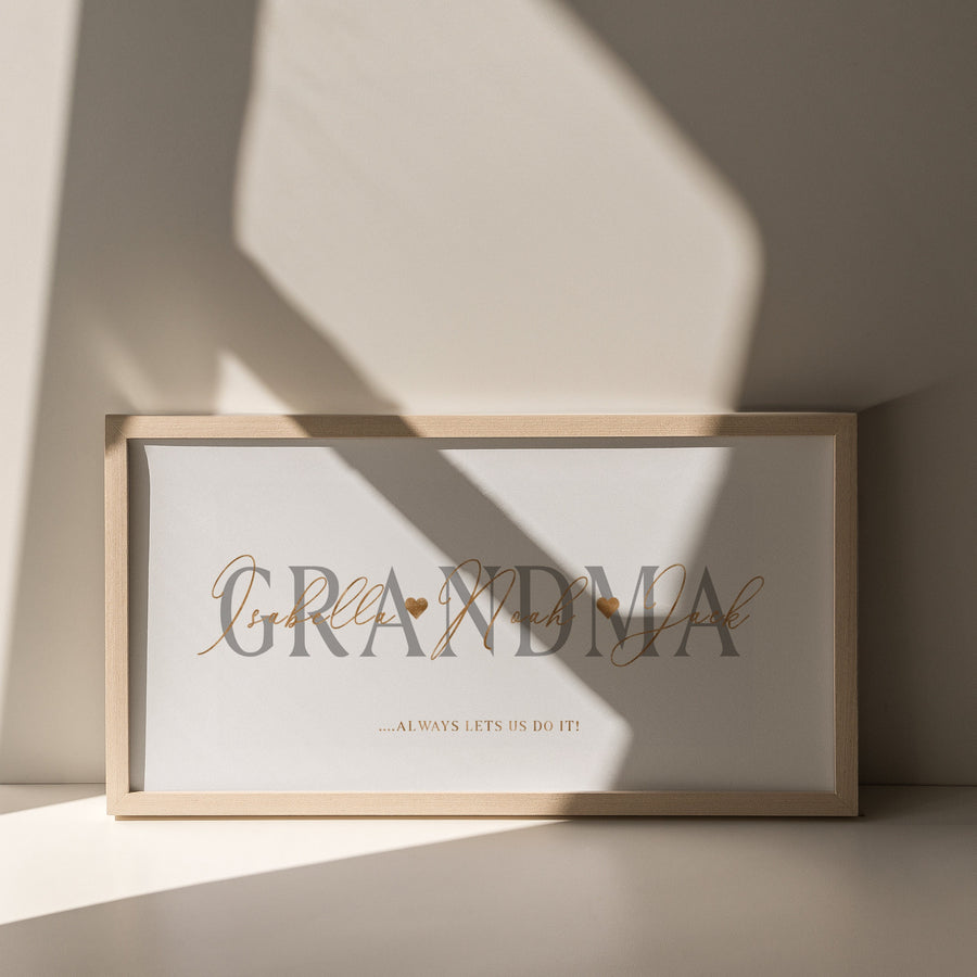 Personalised Name Print