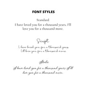 Personalised Photo Vinyl Song Lyric Print