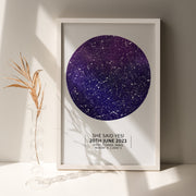 Personalised Galaxy Star Map