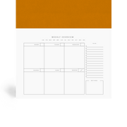 Weekly Desk Planner - Citrine