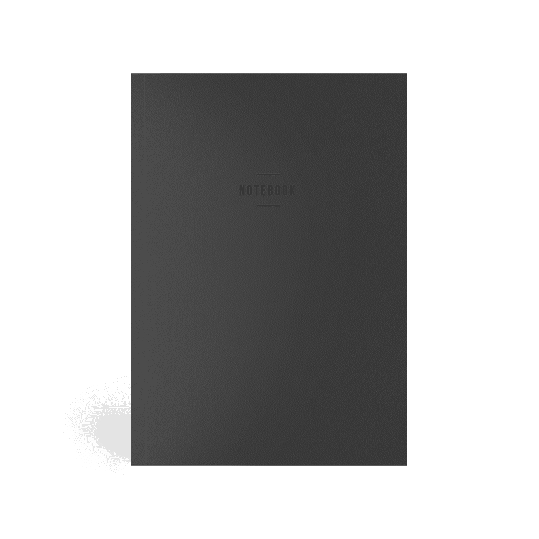 Dark Grey A5 Notebook - Paperful