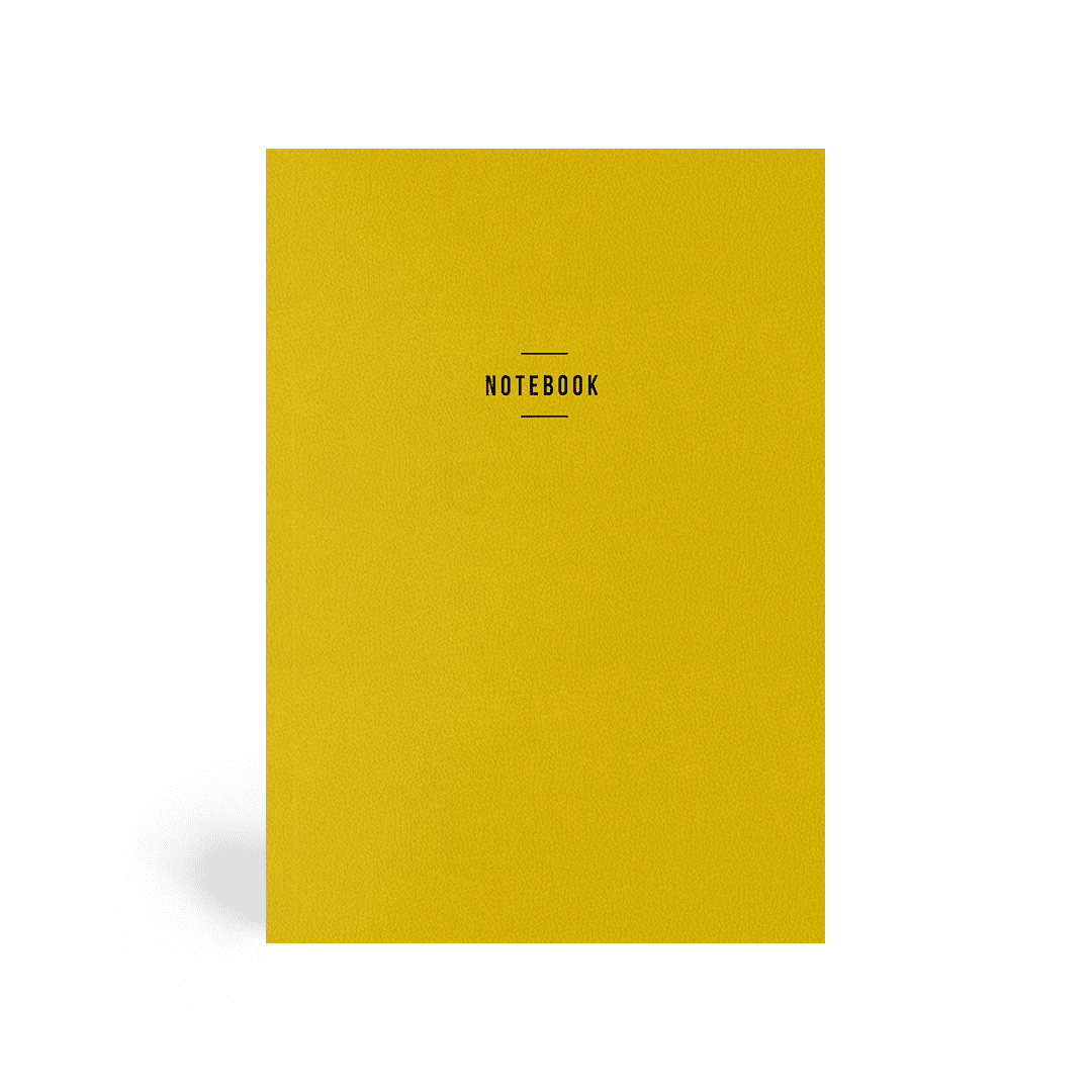 Bright Yellow A5 Notebook - Paperful