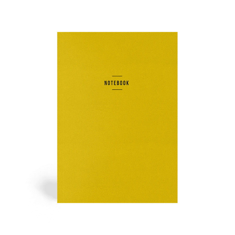 Bright Yellow A5 Notebook - Paperful