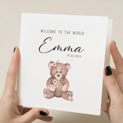 Welcome To The World Baby Girl Card