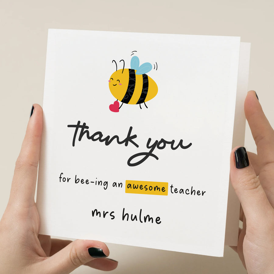 Thank you for Bee-ing Awesome Teacher