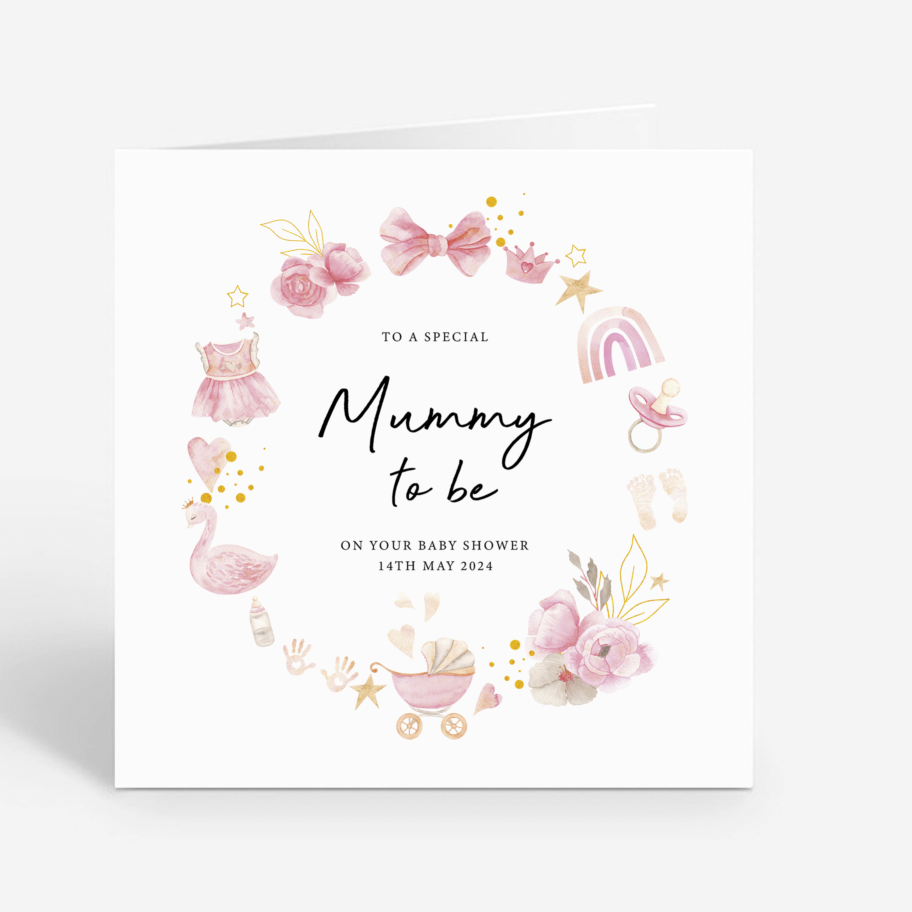 Personalised Baby Shower Card