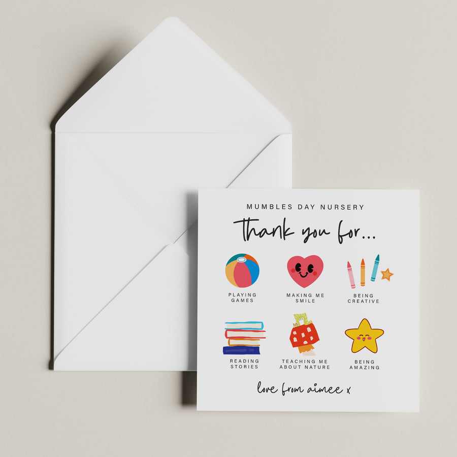 Nursery Thank You Card