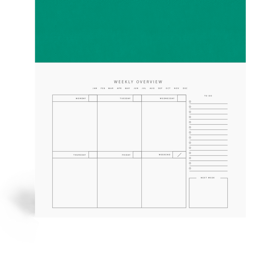 Marrs Green Weekly Desk Planner