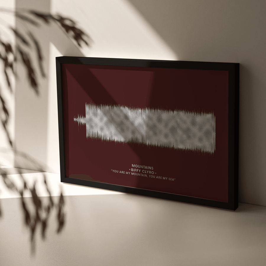 Metallic Foil Sound Wave Art - Paperful