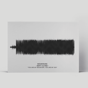 Metallic Foil Sound Wave Art - Paperful