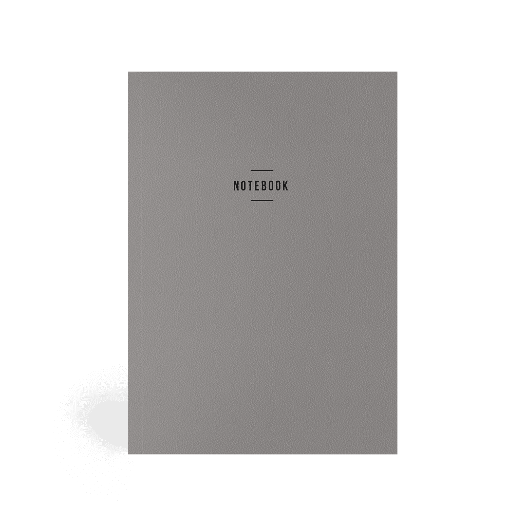 Real Grey A5 Notebook - Paperful