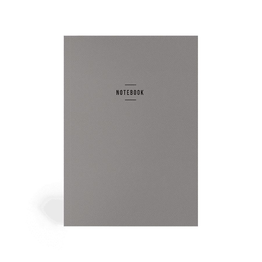 Real Grey A5 Notebook - Paperful