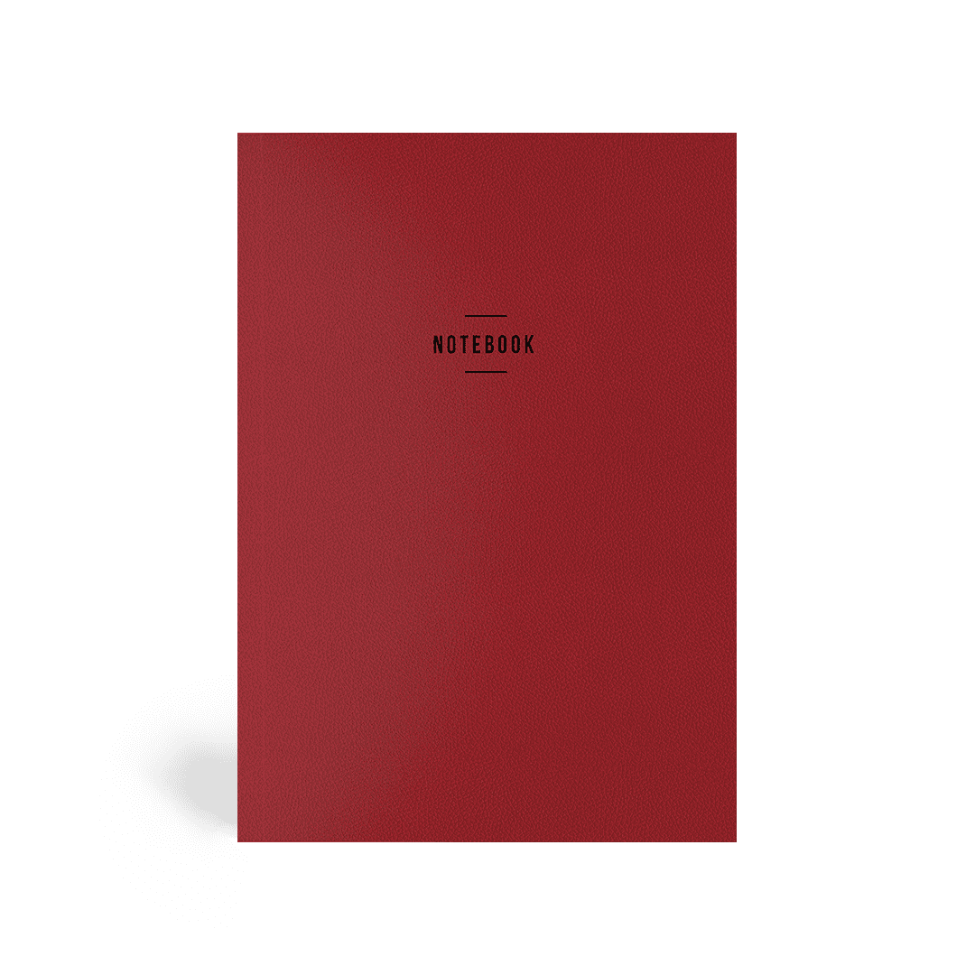 Red A5 Notebook - Paperful