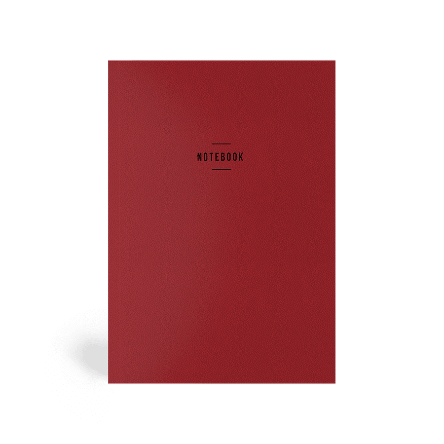 Red A5 Notebook - Paperful