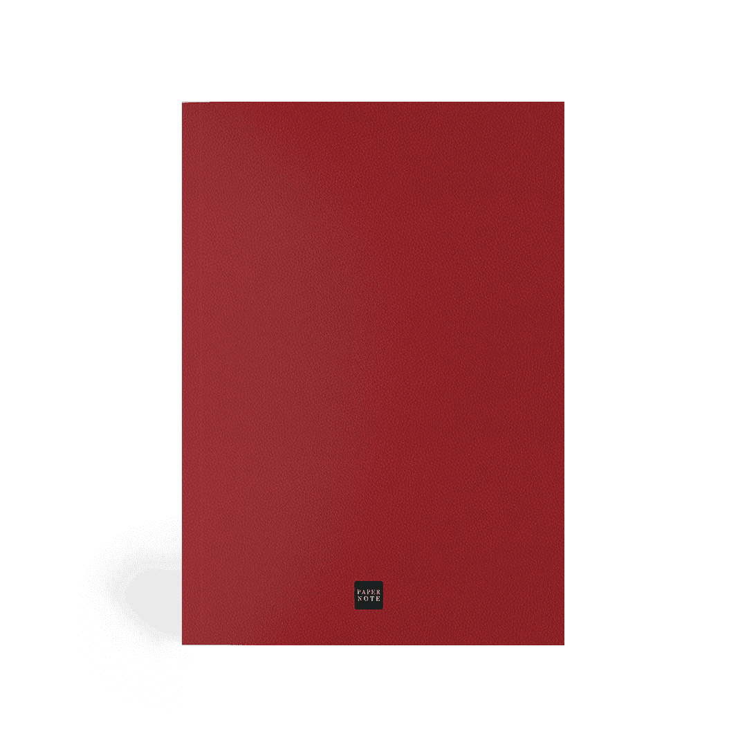 Red A5 Notebook - Paperful