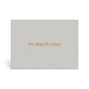 Foil Weekly Desk Planner - Grey - Paperful