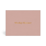 Foil Weekly Desk Planner - Pink - Paperful