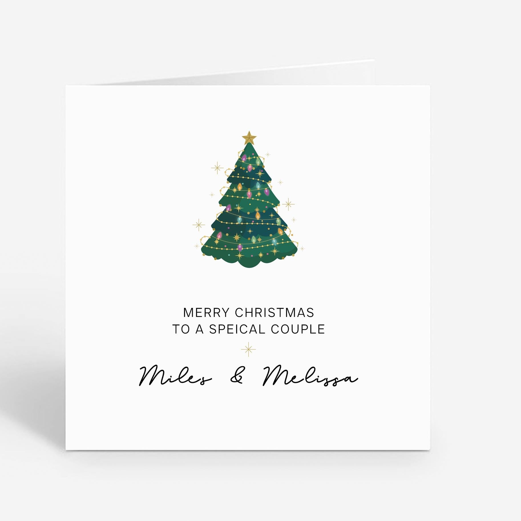 CharactersPersonalised Christmas Cards - Special Couple Both of You Friends Xmas Card