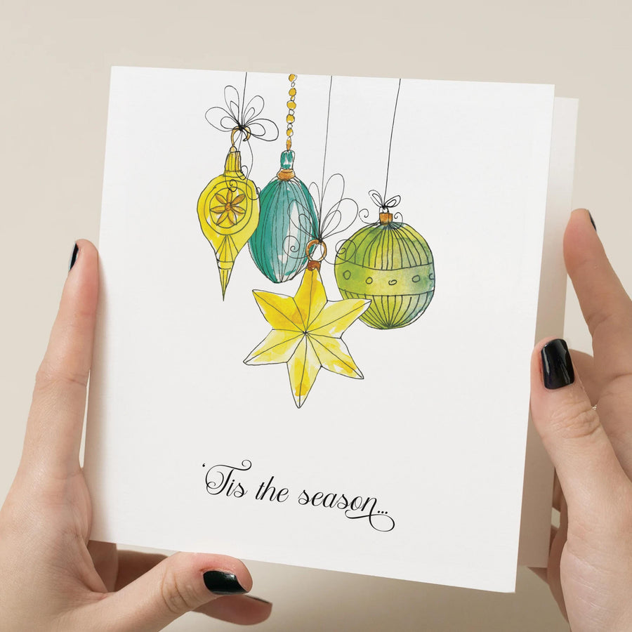 Christmas Card Multi Pack - Pack of 4 - Bright Holiday Designs - Modern Sayings