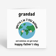 Grandad Fathers Day Card - Special Gift From Grandchildren for Fathers Day