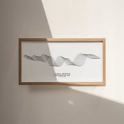 Custom Sound Wave Unique Personalised Song Print