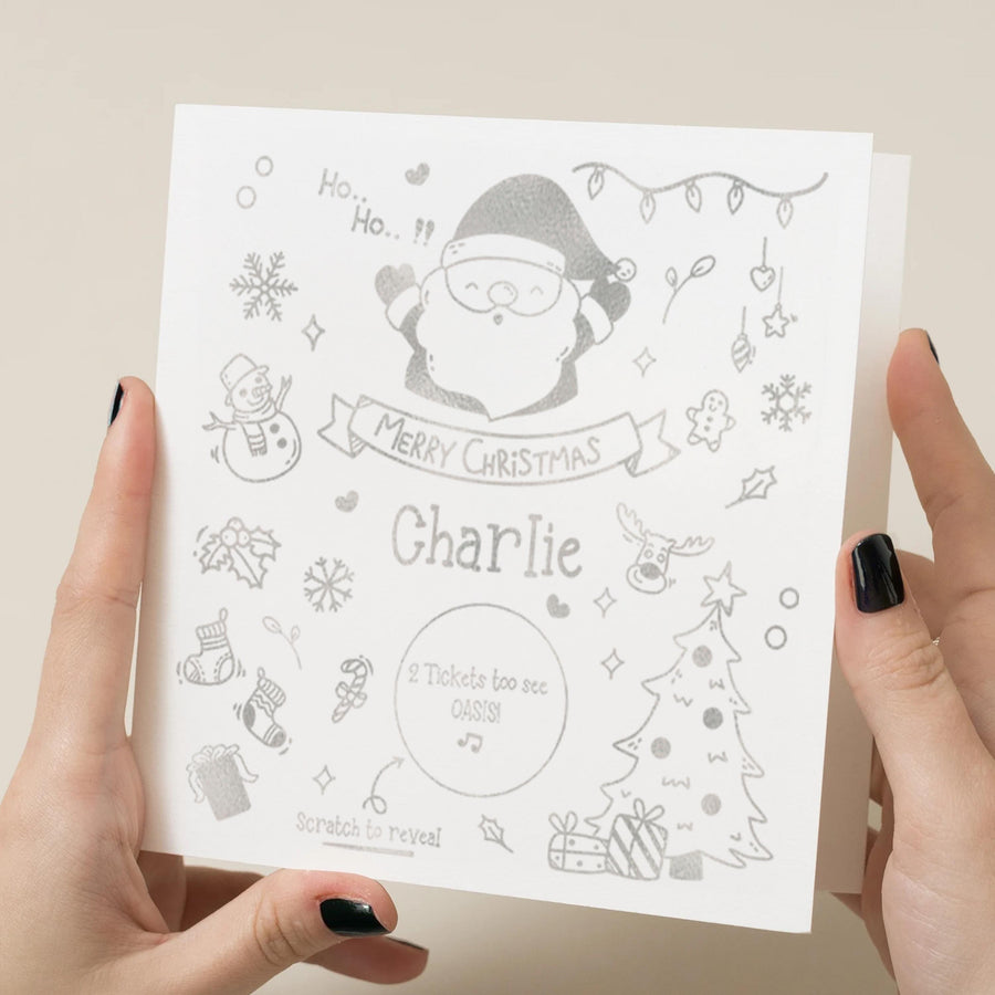 Personalised Christmas Scratch Card - Special Holiday Surprise