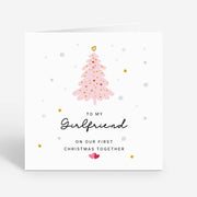 Girlfriend Christmas Card - 1st Christmas Together Gift